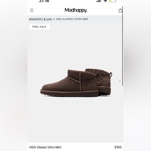 UGG/Madhappy Classic ultra mini
